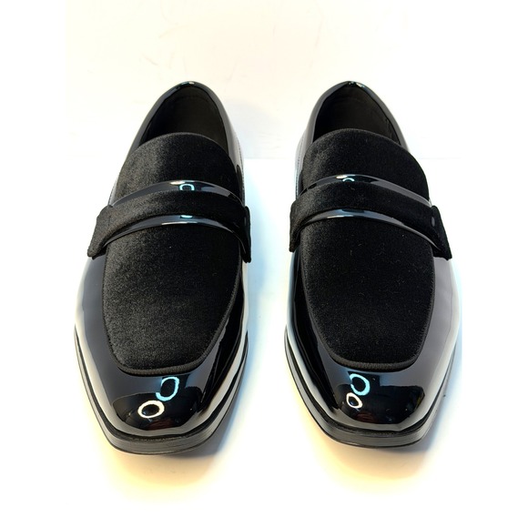 Stacy Adams Other - Stacy AdamsMen's Spratley Moc Toe Saddle Slip On Loafer Black Size 11W NWT/BOX